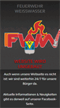 Mobile Screenshot of feuerwehr-weisswasser.de